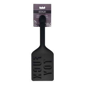 Sportsheets EDGE black silicone spanking paddle