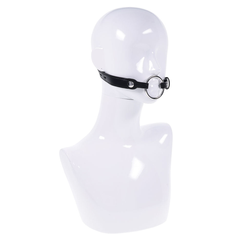 Intimelly Bondage Toy – Interchangeable Ring Gag – Black