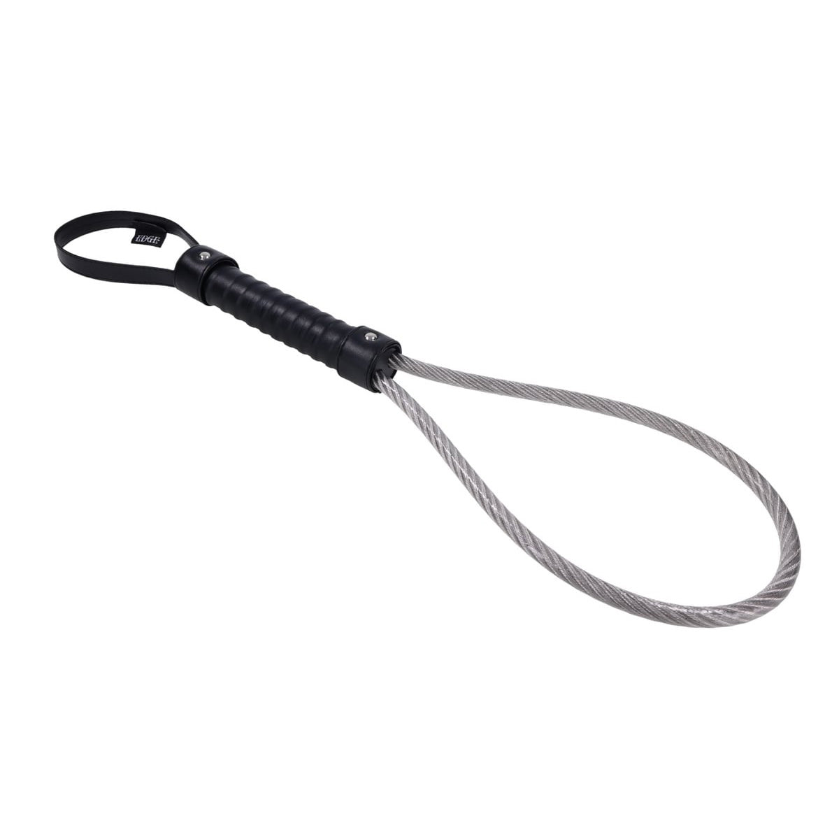 Intimelly Bondage Toy – Metal Loop Spanker – Silver