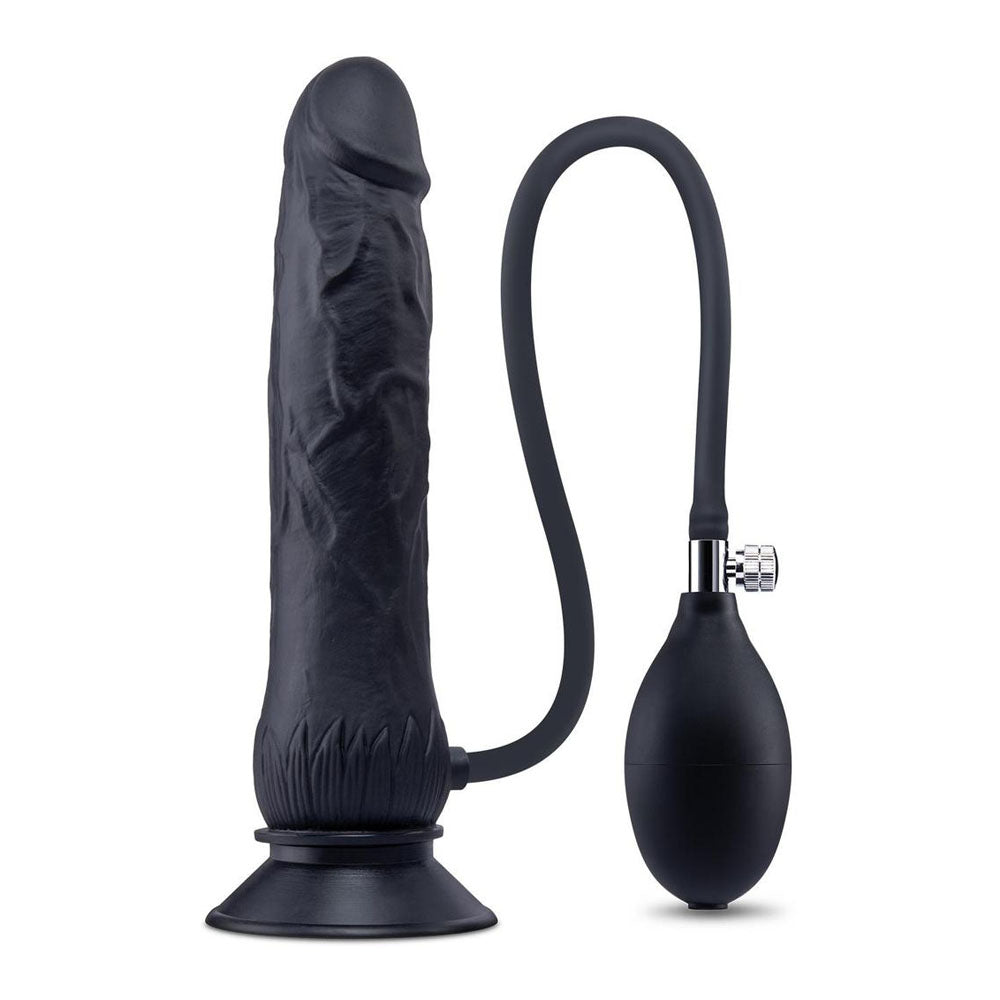 Size Up Dongs – Inflatable, Realistic Design – Black – 20.3 cm