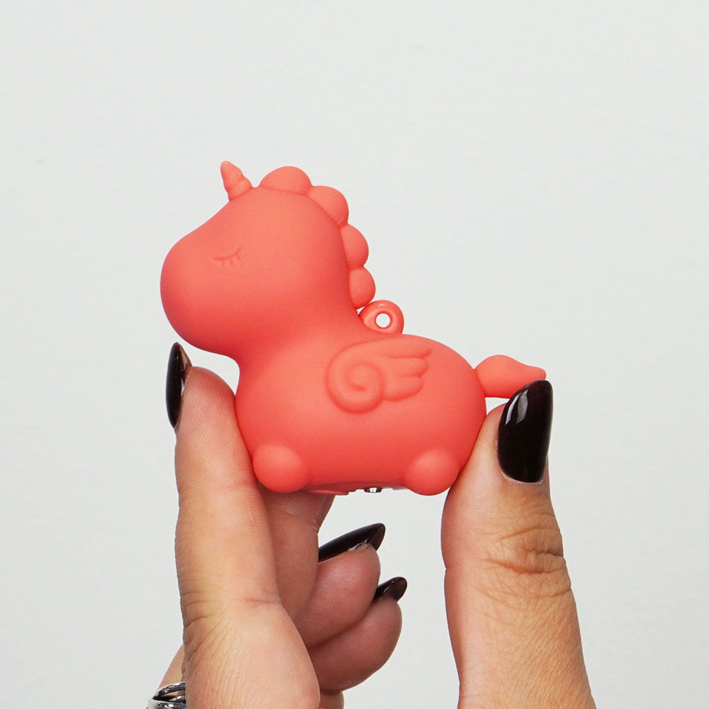 Unihorn Stimulator – USB Rechargeable – Body-Safe Silicone – Peach – Mini
