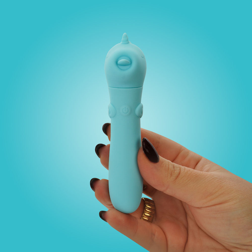Unihorn Bullet – USB Rechargeable, Body-Safe Silicone – Teal