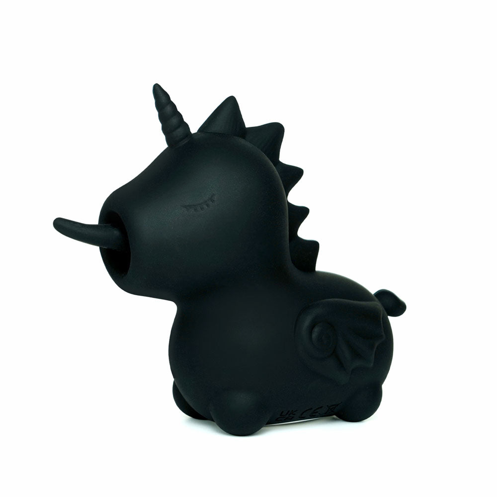 Unihorn Stimulator – Flicking, USB Rechargeable – Black