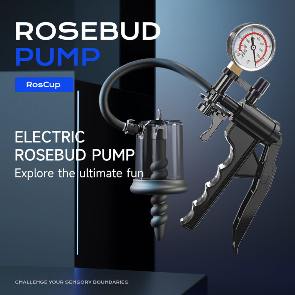 LuvPump Rosebud Manual Anal Pump for Gentle Exploration