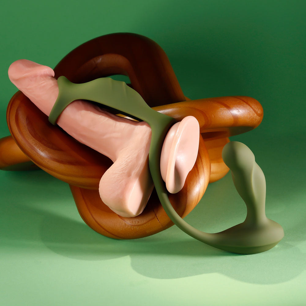 Zero Tolerance Rechargeable Prostate Massager – Body-Safe Silicone, Green – Anal Toy for Couples