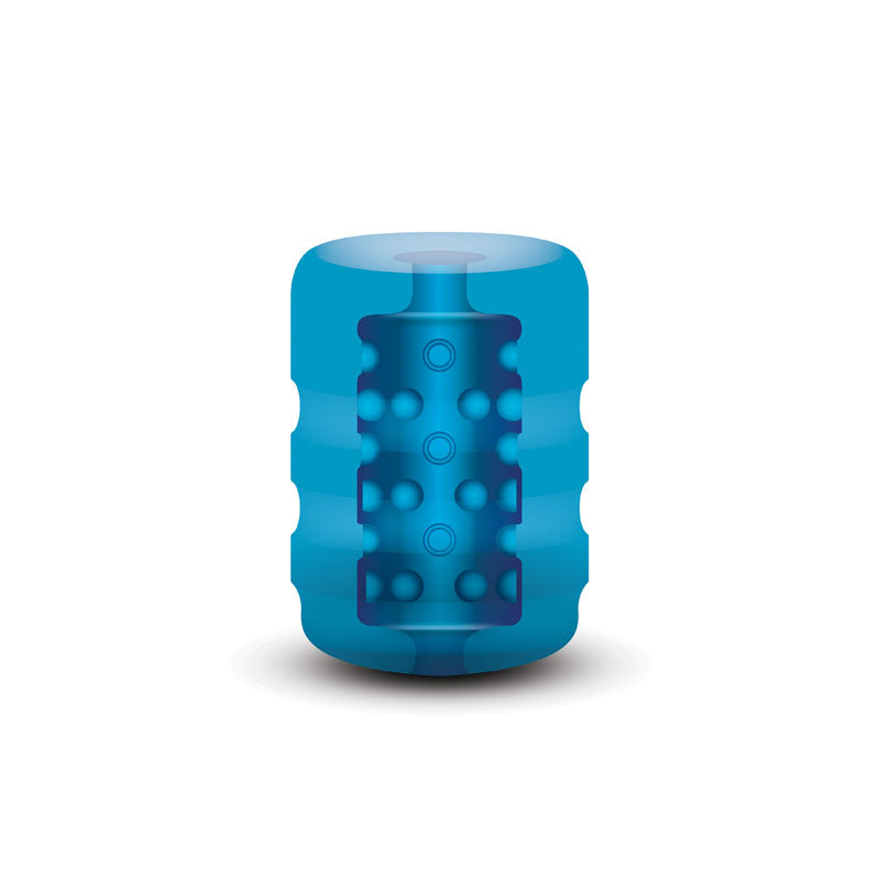 Zolo Stroker – Compact, Body-Safe Silicone – Blue