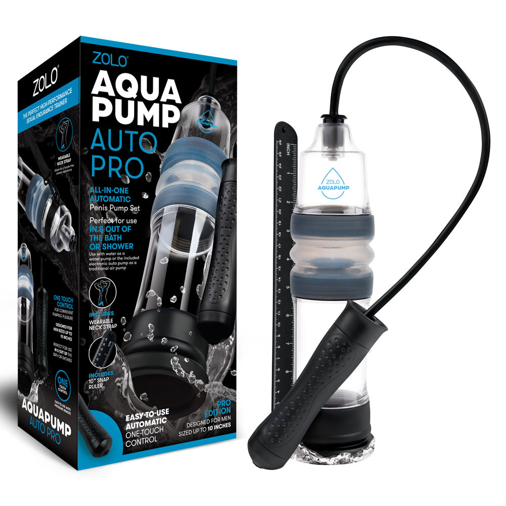 Zolo Aquapump Auto Pro - Clear Auto Water Penis Pump