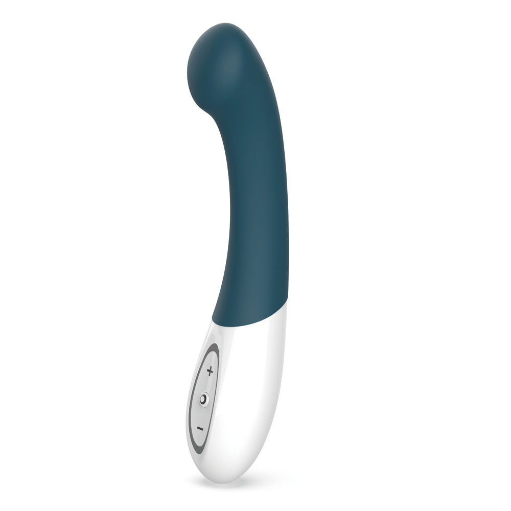 Zini Vibrator – USB Rechargeable, Body-Safe Silicone – Legion Blue – 20 cm