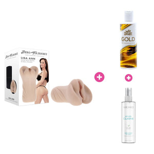 Zero Tolerance Flesh Stroker Bundle – Toy, Lube & Toy Cleaner