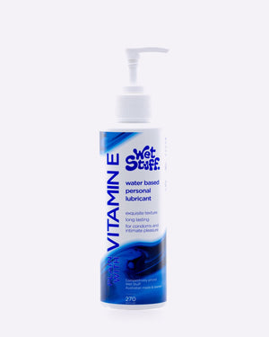Wet Stuff Plain Water-Based Lube with Vitamin E