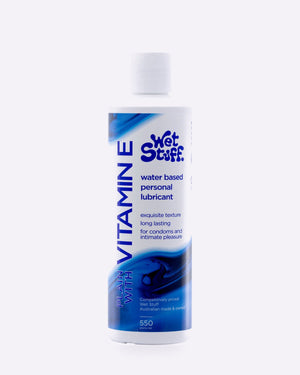 Wet Stuff Plain Water-Based Lube with Vitamin E