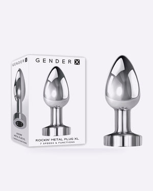 Gender X Rockin' Metal Vibrating Butt Plug