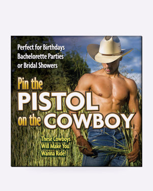 Pin the Pistol on the Cowboy Party Game