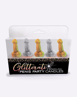 Little Genie Glitterati Penis Party Candles