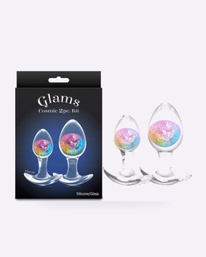 Glams Cosmic 2-Piece Silicone Butt Plug Kit