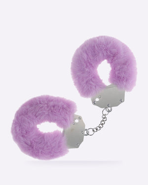 OUCH! lavender heavy-duty fluffy handcuffs