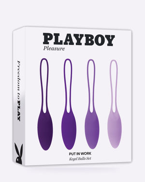 Playboy Pleasure Put In Work Graduated Kegel Set