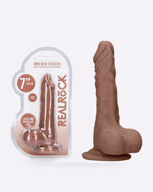 REALROCK Skin tan 7 inch realistic dildo
