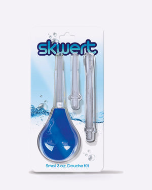 Skwert 90 ml blue douche kit with 3 nozzles