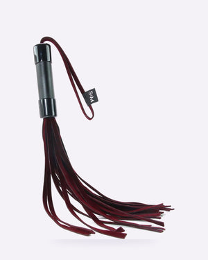 Sex & Mischief Enchanted red and black flogger