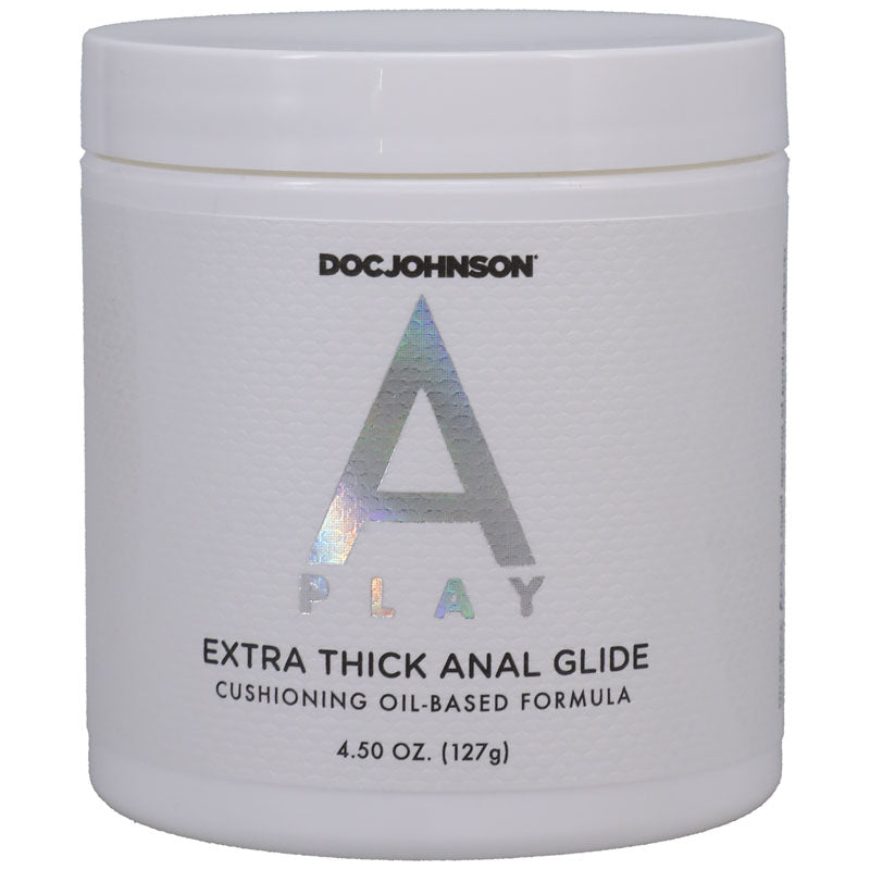 A-Play Body-Safe Extra Thick Anal Glide - Premium Oil-Based Fisting Lubricant - 127g Tub for Enhanced Comfort and Pleasure