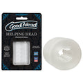 GoodHead Clear Stroker Sleeve – 5 cm Helping Head for Enhanced Oral Pleasure (Body-Safe, Easy to Clean)