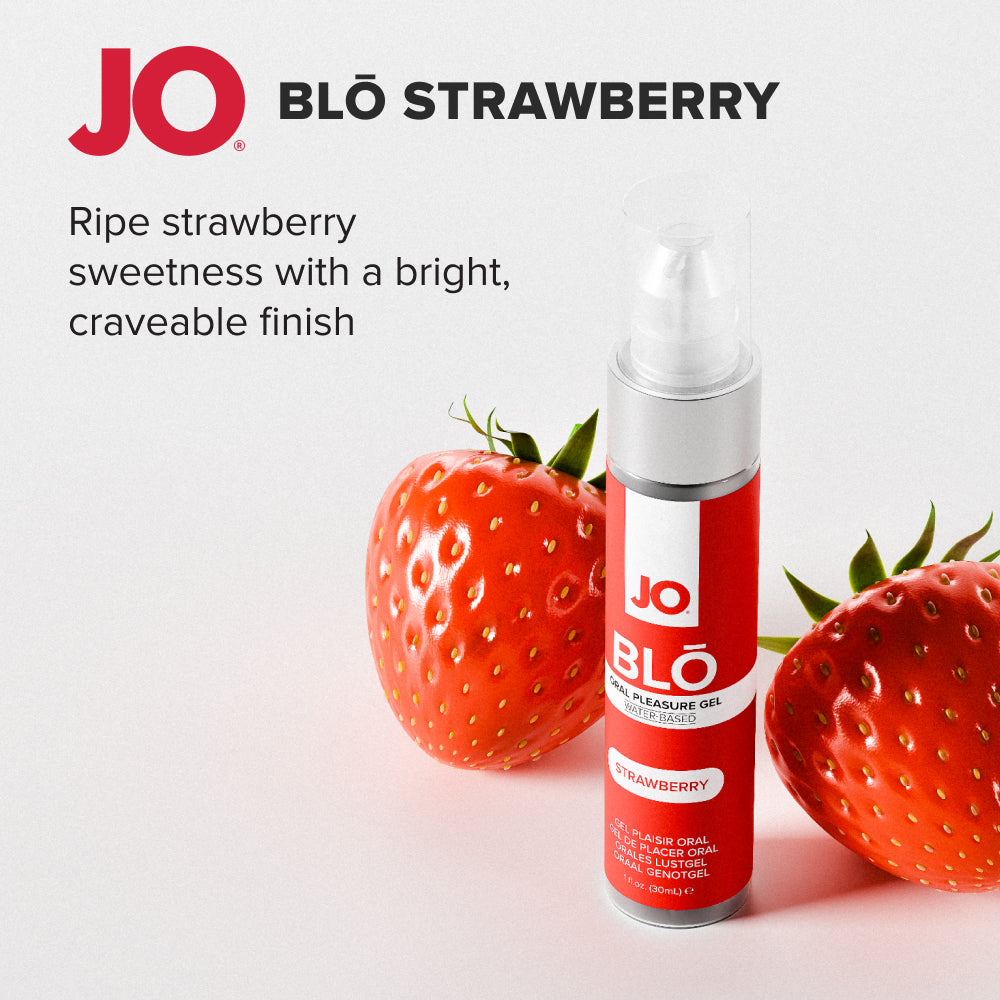 JO Strawberry Flavoured Personal Pleasure Gel – Enhance Intimate Wellbeing – 30 ml