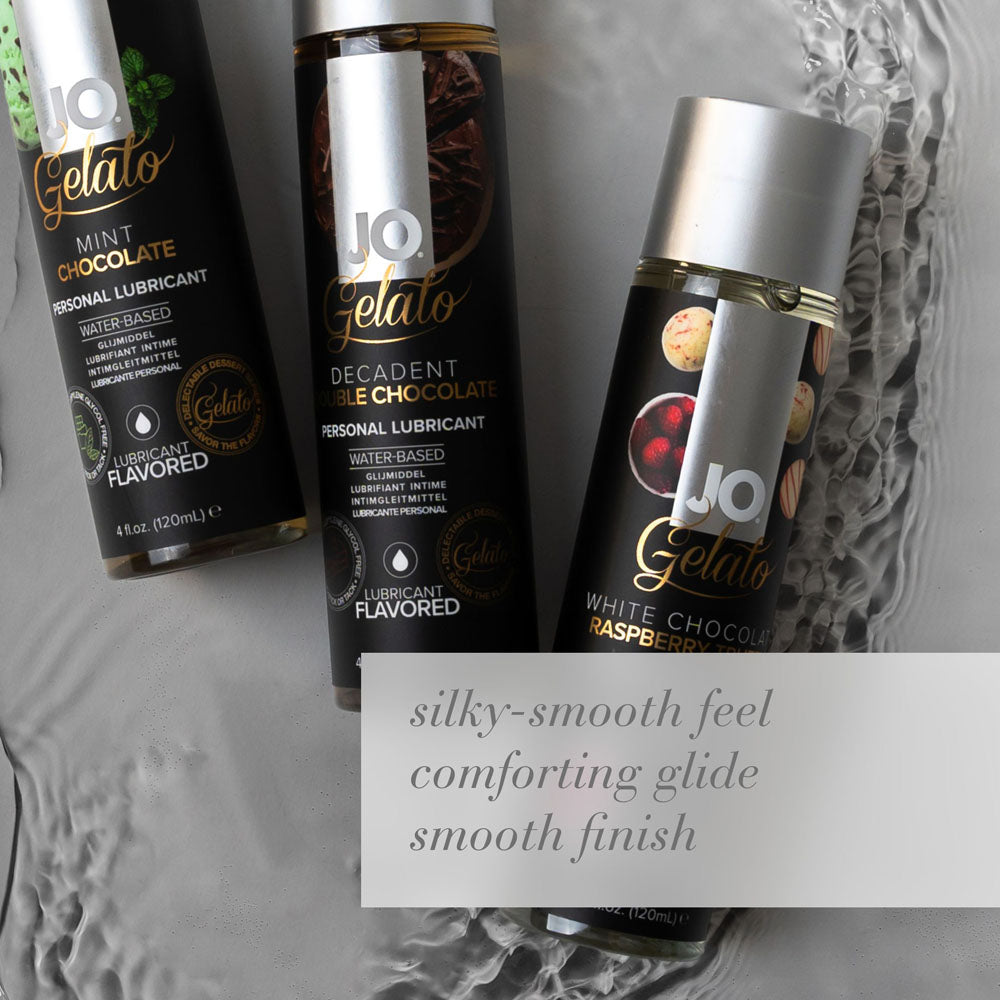 JO Gelato Indulgent Chocolate Delight Water-Based Lubricant - 30 mL - Premium Chocolate Flavored Personal Lubricant