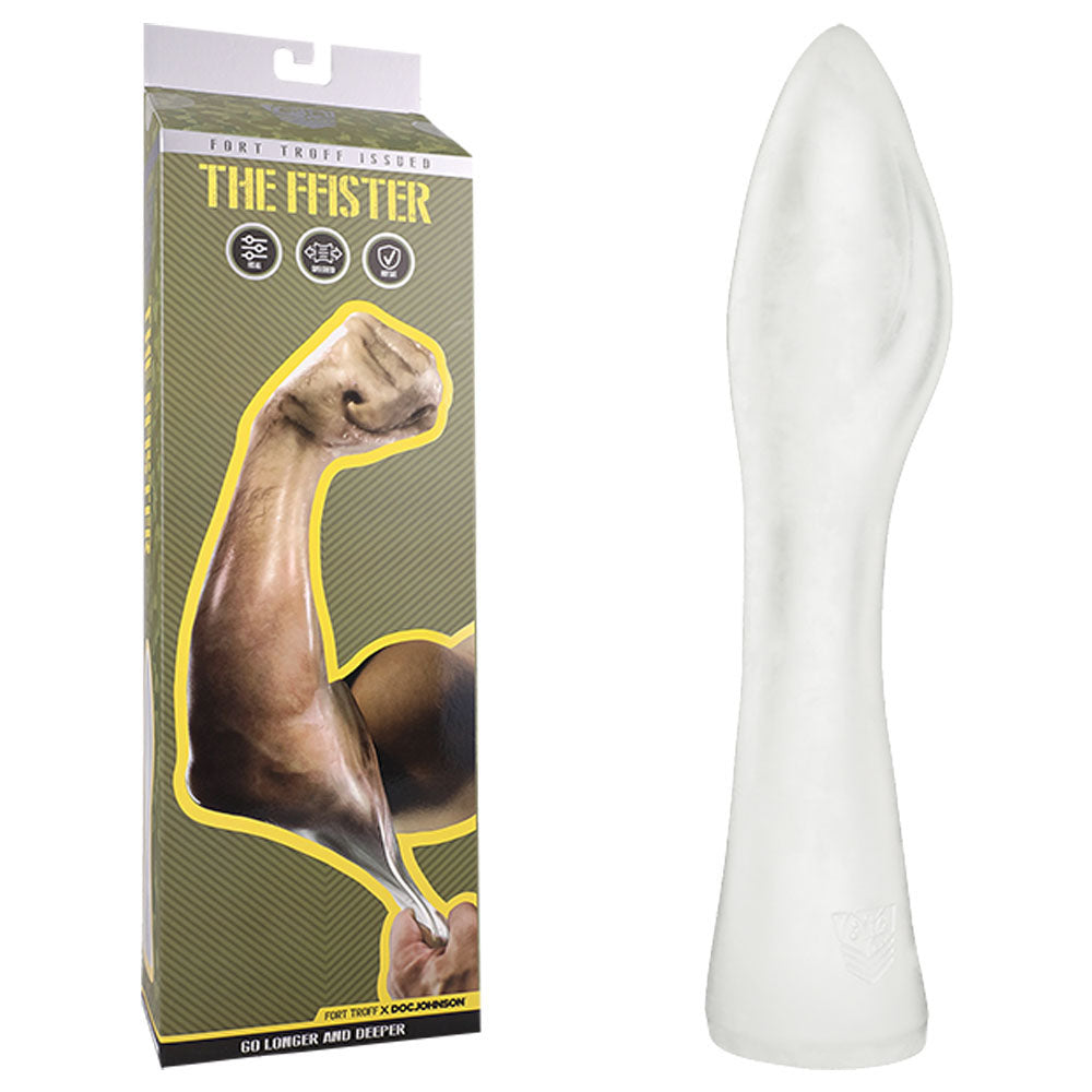 Fort Troff - FFister, Frost - 35 cm Body-Safe Frosted Fisting Sleeve for Enhanced Pleasure