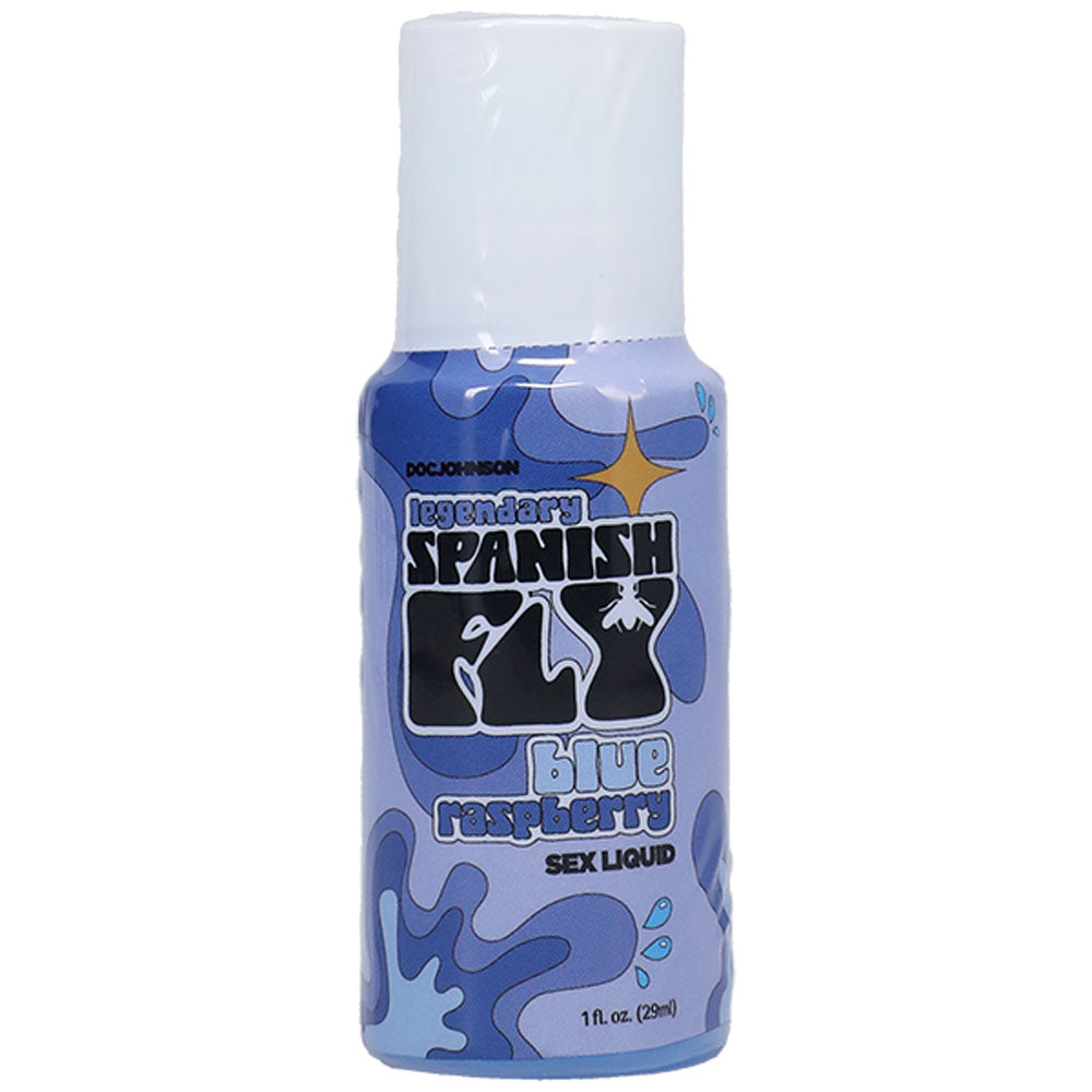 Spanish Fly Sex Liquid - Blue Raspberry Flavor - Aphrodisiac Enhancer - 29 ml Bottle (Wellness Boost)