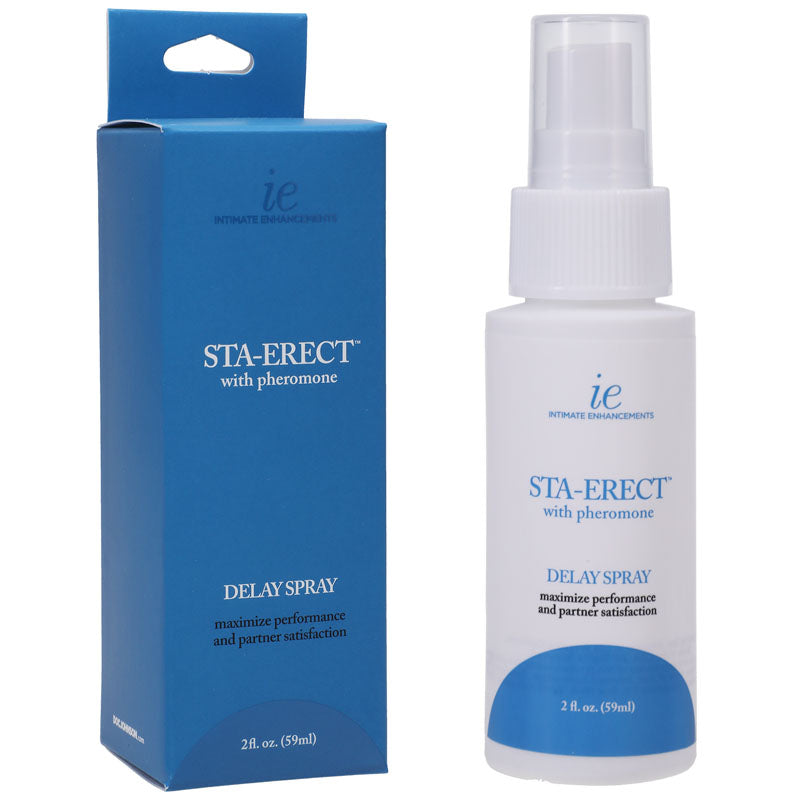 Sta-Erect – Men’s Delay Spray for Enhanced Performance - 59 ml Bottle (Body-Safe Formula)