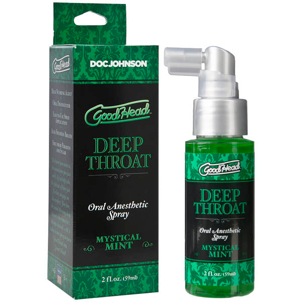 GoodHead Mystical Mint Flavor Deep Throat Spray – 59 ml Body-Safe Formula for Enhanced Comfort