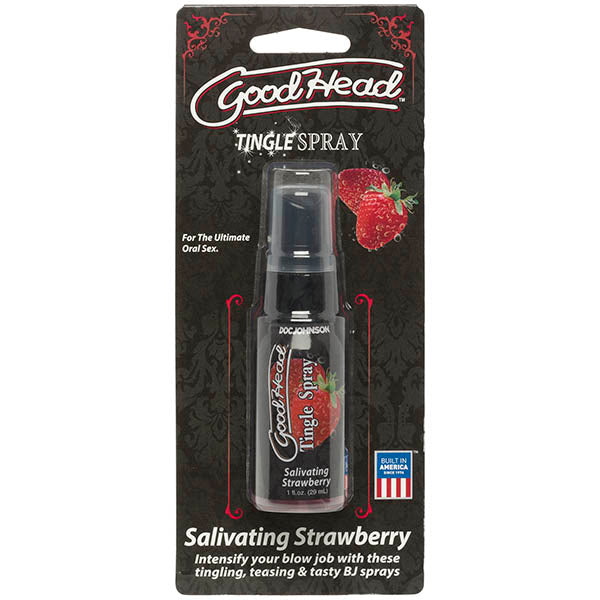 GoodHead Tingle Spray - Strawberry Flavor for Enhanced Sensation - 29 ml Spray
