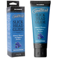 GoodHead Slick Head Glide - Blue Raspberry Flavored Personal Lubricant - 120 ml Tube – Body-Safe & Vegan-Friendly