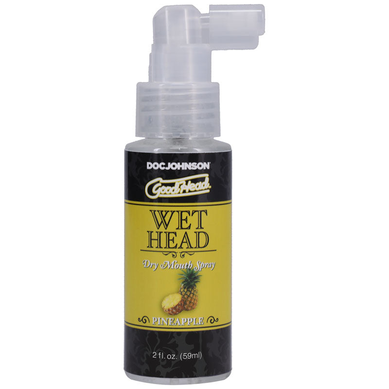 GoodHead Pineapple Flavored Wet Head Dry Mouth Spray – 59 ml Bottle (Refreshing Hydration for All)