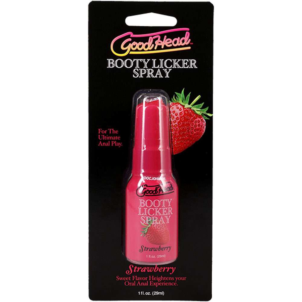 GoodHead Strawberry Flavoured Booty Licker Spray - 29 ml Body-Safe Oral Delight