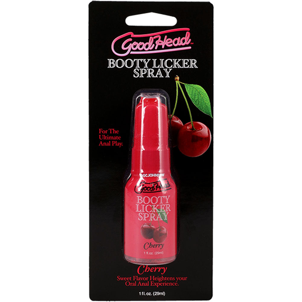 GoodHead Cherry Flavored Booty Licker Spray - 29 ml Body-Safe Formula for Enhanced Pleasure