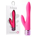 Maia Victoria - USB Rechargeable Rabbit Vibrator in Pink – 15.2 cm Body-Safe Silicone for Enhanced Wellness