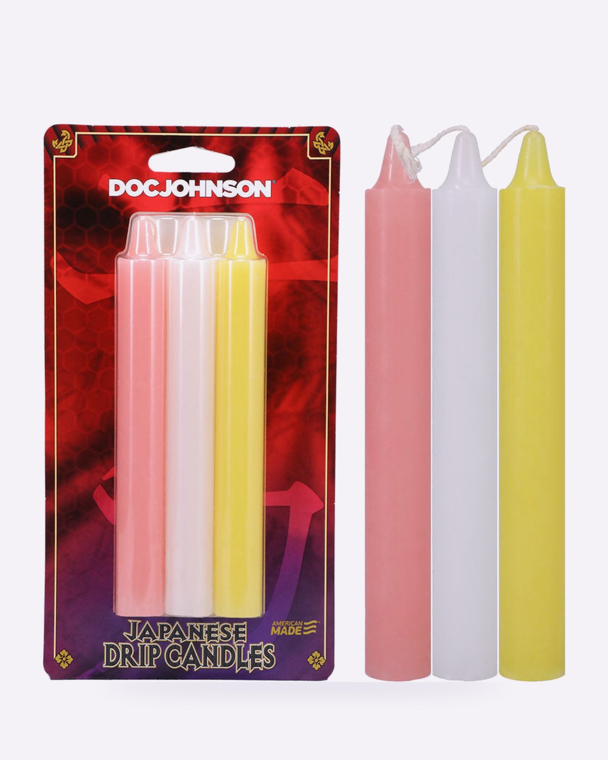 Doc Johnson Japanese Drip Candles 3-Pack