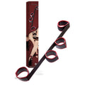 Adam & Eve Bondage Toy – Spreader Bar – Black/Red