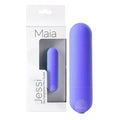 Maia Jessi - Purple USB Rechargeable Bullet Vibrator (7.6 cm, Body-Safe Silicone)