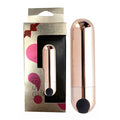 Maia Jessi - Rose Gold USB Rechargeable Bullet Vibrator (7.6 cm, Body-Safe Silicone)