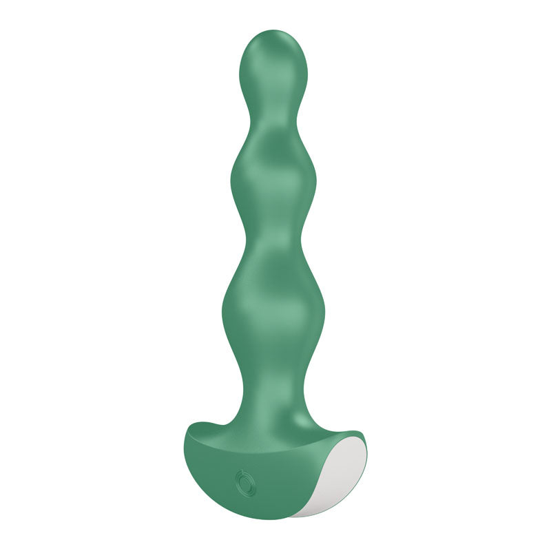Satisfyer Lolli-Plug 2 - Eco-Friendly Vibrating Anal Beads in Green (Body-Safe, USB Rechargeable)