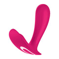 Satisfyer Wearable Vibrator – App Controlled, Body-Safe Silicone – Pink