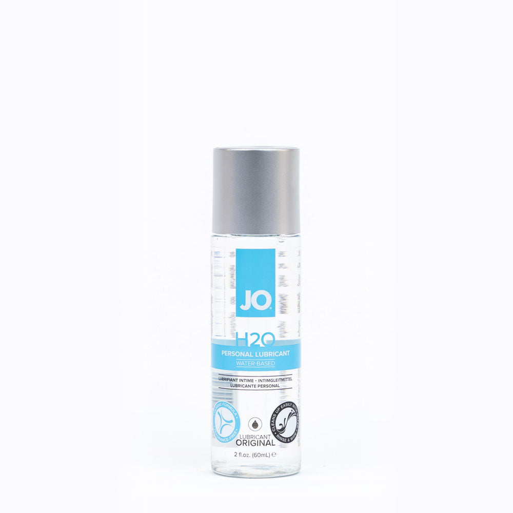 JO H2O Water-Based Lubricant – 60 mL – Body-Safe, Non-Staining Formula for Intimate Wellbeing