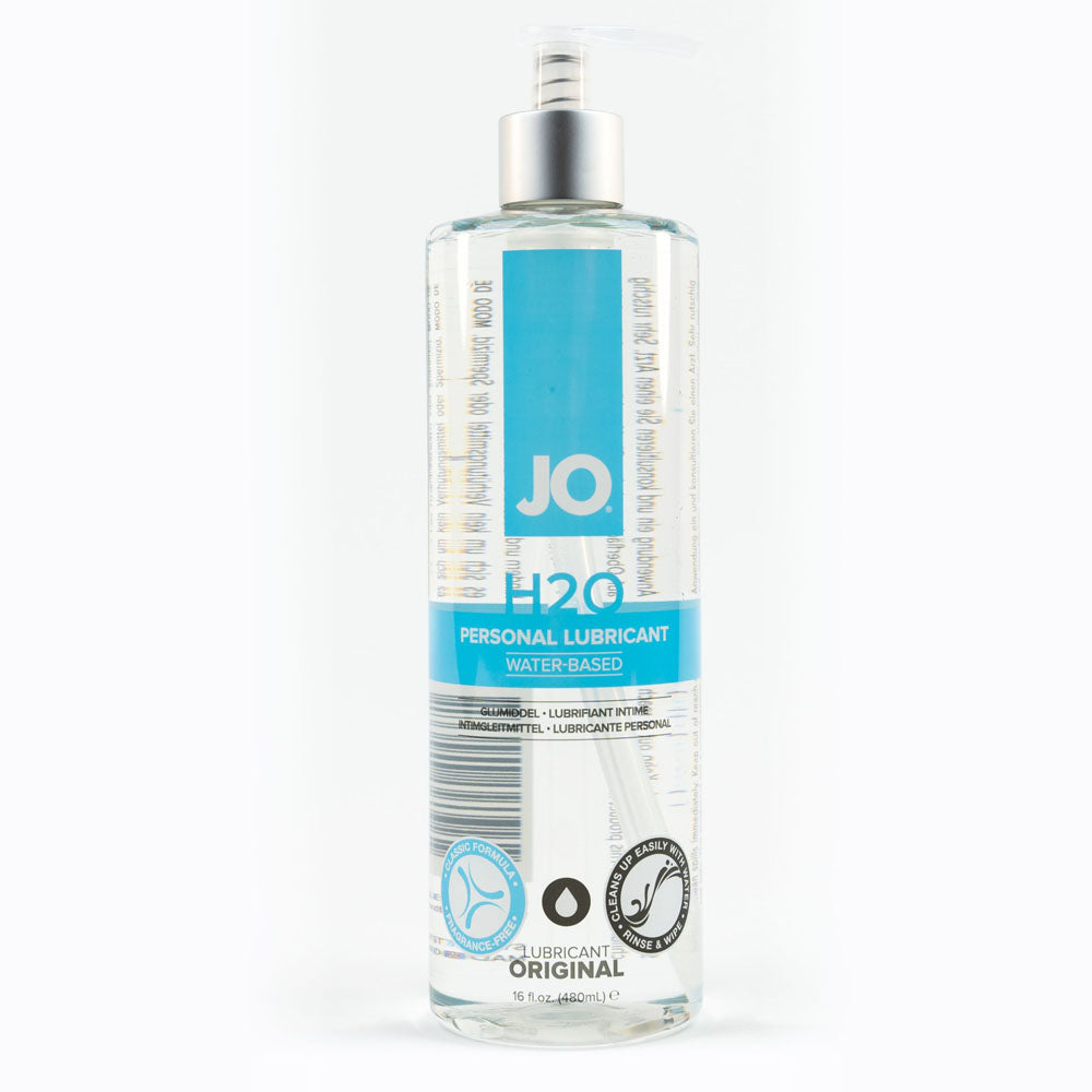 JO H2O Water-Based Lubricant – 480 mL – Personal Lubricant for Intimate Wellbeing