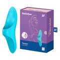 Satisfyer Stimulator – USB Rechargeable – Body-Safe Silicone – Light Blue