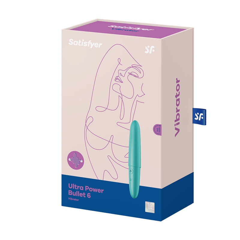 Satisfyer Bullet – USB Rechargeable – Body-Safe Silicone – Turquoise