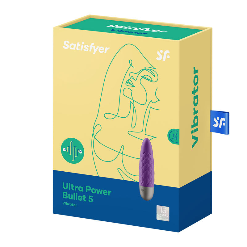 Satisfyer Bullet – USB Rechargeable – Body-Safe Silicone – Purple