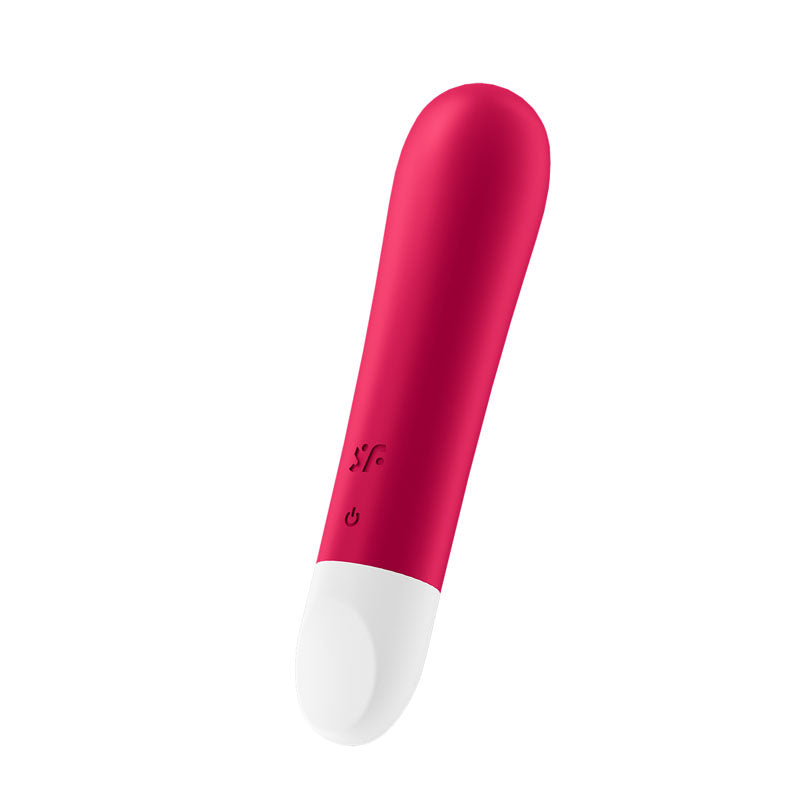 Satisfyer Ultra Power Bullet 1 - Rechargeable Red Wellness Bullet Vibe (Compact & Body-Safe)